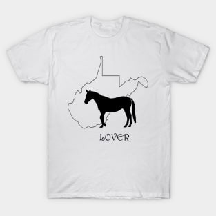 West Virginia Horse Lover Gifts T-Shirt